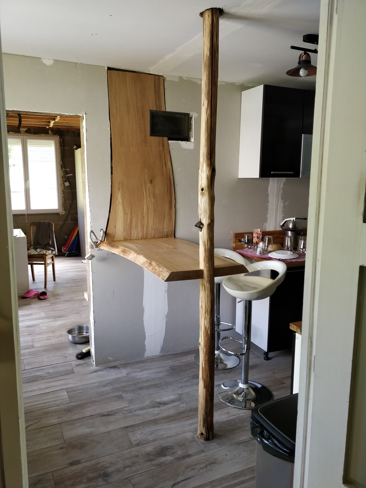 Chantier bois et toiture