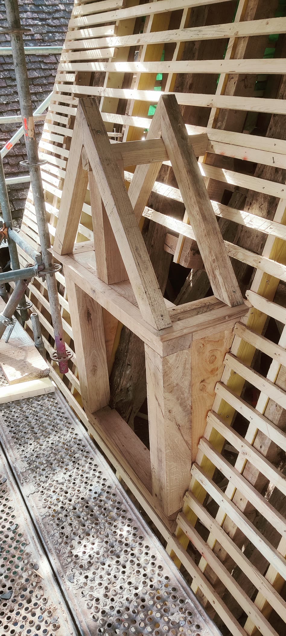 Chantier bois et toiture