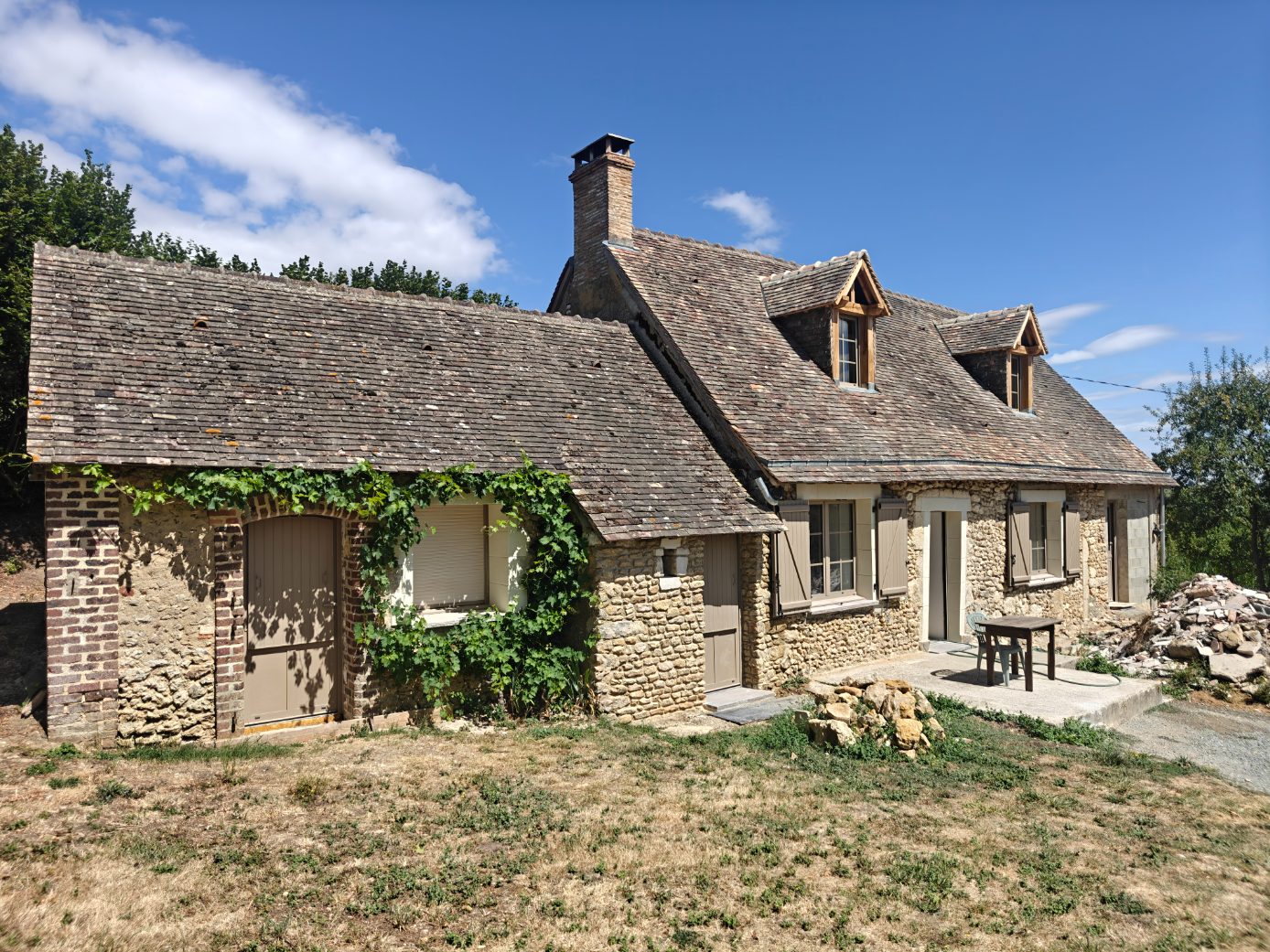 Chantier bois et toiture